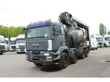 Concrete mixer truck MAN TGA 35.400 8X4 BB , BETONMIX WITH FEEDER: picture 1