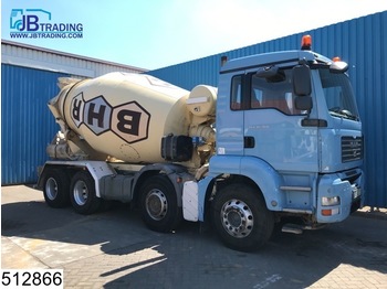 Concrete mixer truck MAN TGA 8 M3, Steel suspension, Manual, retarder, PTO: picture 1