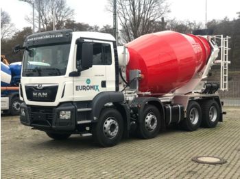 New Concrete mixer truck MAN TGS 32.420 8x4 /EuromixMTP 9m³ EURO 6: picture 1