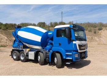 New Concrete mixer truck MAN TGS 32.420 8x4 / Euromix Beton 9m³ / EURO 6: picture 1