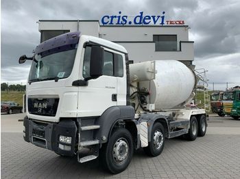 Concrete mixer truck MAN TGS 35.360 8x4 Liebherr 9 cbm: picture 1