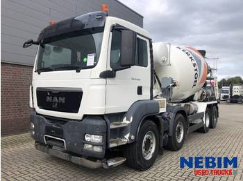 Concrete mixer truck MAN TGS 35.400 Euro 5 8x4 - 9M3 AUTOMIX AM9: picture 1
