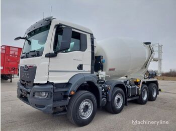 New Concrete mixer truck MAN TGS 35.470 BB mix Stetter 10m3 Light Line IHNED 8x4: picture 1