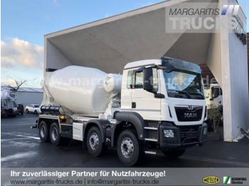 New Concrete mixer truck MAN TGS 37.420 BB 8x4 Stetter 10m3/Auto/EURO6/5000mm: picture 1