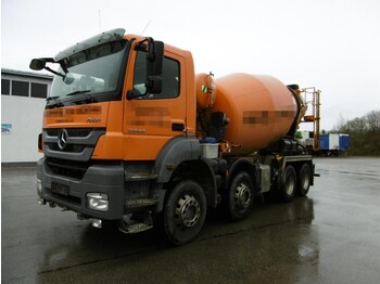 Concrete mixer truck MERCEDES-BENZ 3240 Axor 8x4 Stetter 9m³ Blattfederung Klima: picture 1