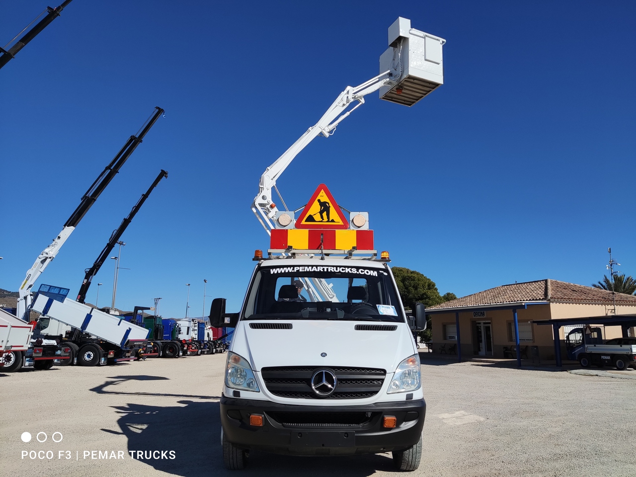 Truck mounted aerial platform MERCEDES-BENZ 516 CDI CESTA ELEVADORA, 160 cv: picture 13