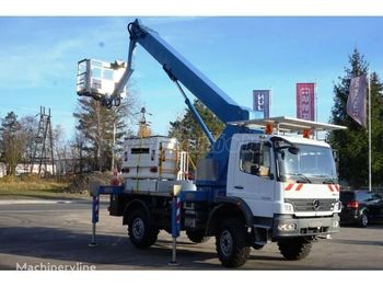 Truck mounted aerial platform MERCEDES-BENZ ATEGO 1018 4x4 WUMAG WT 270 27M-es Emelőkosárral: picture 1