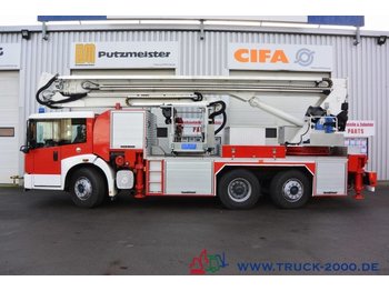 Truck mounted aerial platform Mercedes-Benz 2628 Feuerwehr Rettungsbühne 33m 4 Pers.*Rutsche: picture 1