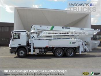 New Concrete pump truck Mercedes-Benz 2631 6x4 Schwing S 36 X EURO2: picture 1