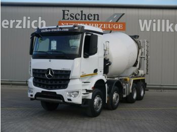 Concrete mixer truck Mercedes-Benz 3240 B Arocs, 8x4, 9 m³, AP Achsen, 122 Tsd. Km: picture 1