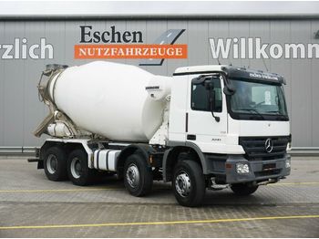 Concrete mixer truck Mercedes-Benz 3241 B, 8x4, 9 m³ Liebherr, Klima, AP Achsen: picture 1