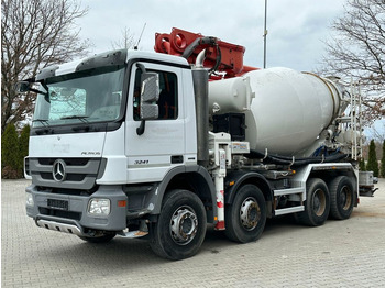 Concrete pump truck Mercedes-Benz ACTROS 3241 8x4 Pumi Putzmeister 24m: picture 2