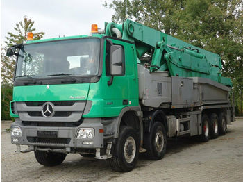 Concrete pump truck Mercedes-Benz ACTROS 5051 10x6 E5 Betonpumpe Putzmeister 52m: picture 1