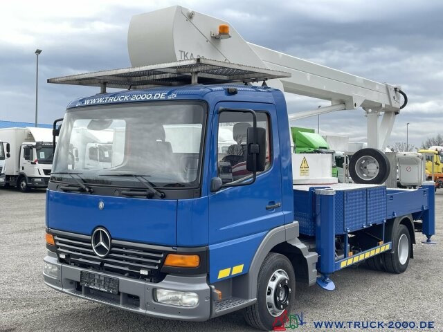 Truck mounted aerial platform Mercedes-Benz Atego 815 Bison TKA 26m Arbeitshöhe 18m seitlich: picture 10