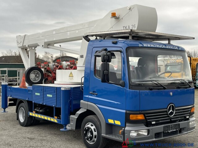 Truck mounted aerial platform Mercedes-Benz Atego 815 Bison TKA 26m Arbeitshöhe 18m seitlich: picture 13