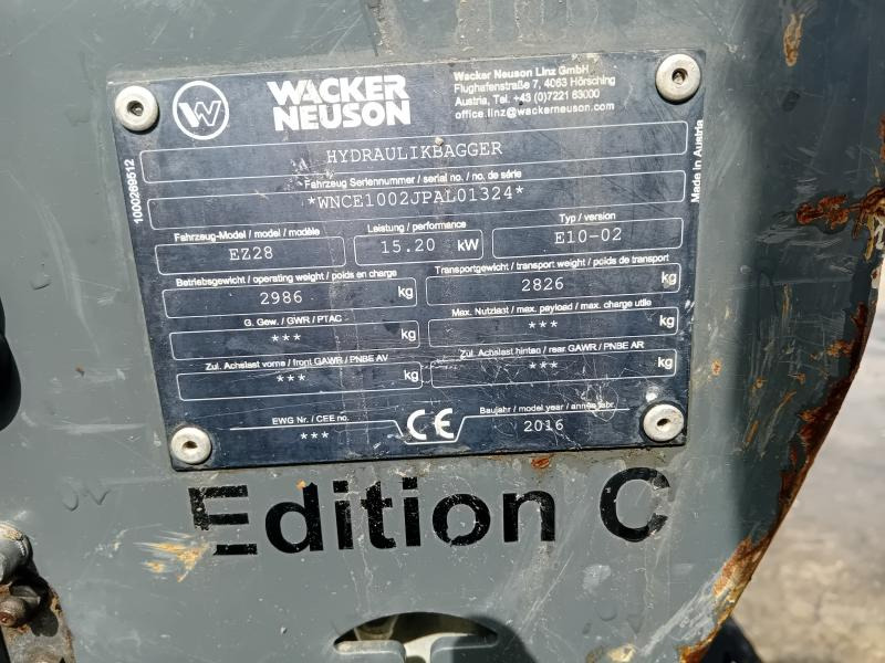 Mini excavator Wacker Neuson EZ28