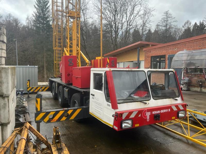 Mobile crane Spierings Auto- Turmdrehkran Gittermast SK345-AT3