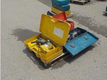 Construction equipment Pallet of Assorted Electric Tools, Power Drill, Hammer, Ridgid Drain Cleaning: picture 1