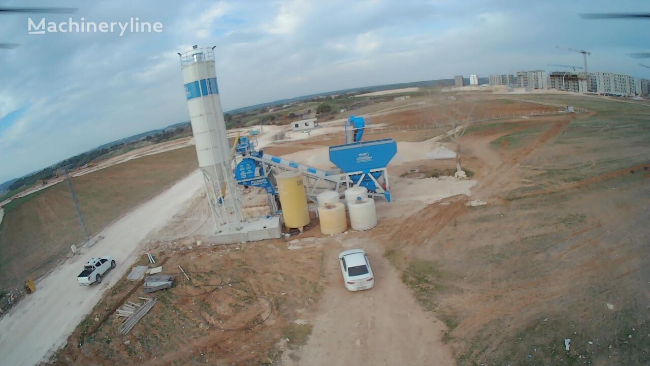 New Concrete plant Plusmix 100 m³/hour MOBILE Concrete Plant - BETONNYY ZAVOD - CENTRALE A: picture 18