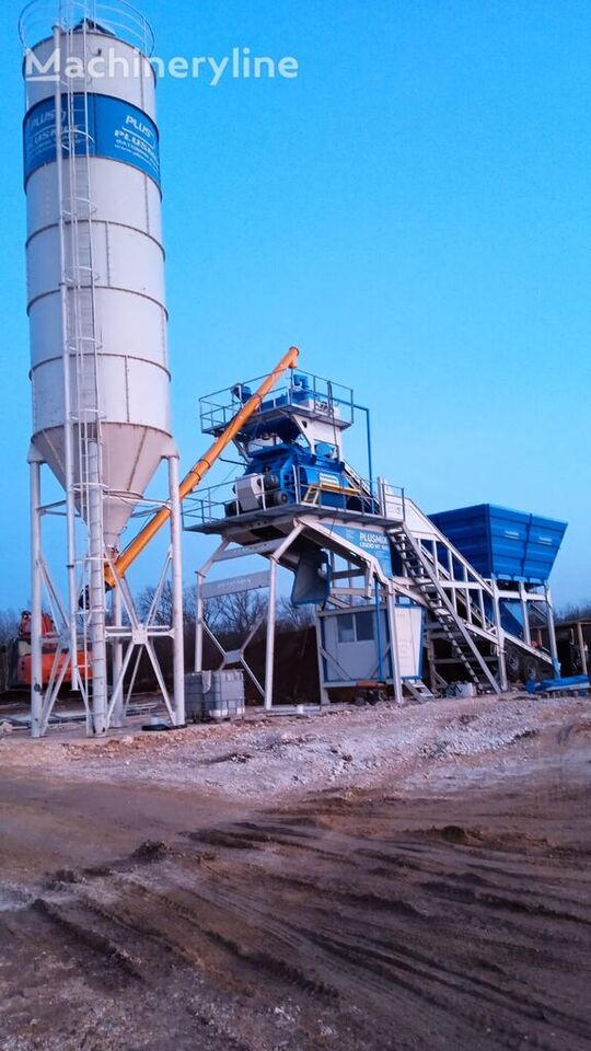 New Concrete plant Plusmix 100 m³/hour MOBILE Concrete Plant - BETONNYY ZAVOD - CENTRALE A: picture 3
