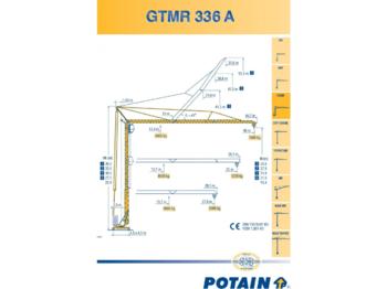 Tower crane Potain GTMR 336 A: picture 1