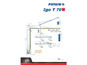 Tower crane Potain IGO T 70: picture 1