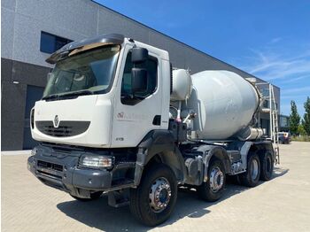 Concrete mixer truck Renault Kerax 410 DXI + 8X4 + FULL STEEL SUSPENSION + MANUAL GEARBOX + BIG AXEL: picture 1