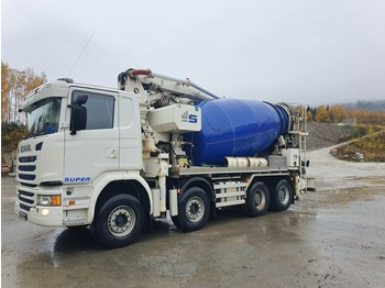 Concrete mixer truck SCANIA G490 + SERMAC SCG73A / 4Z28: picture 1
