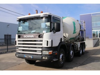 Concrete mixer truck Scania 124C360 + BETONMIXER STETTER: picture 1