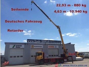 Mobile crane Scania 124 G 400 MKG 330 Montage Dachdecker - Seilwinde: picture 1
