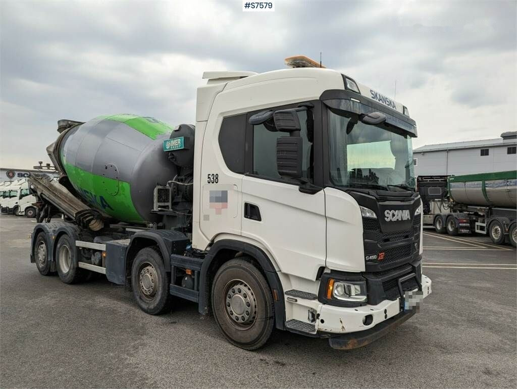 Leasing of Scania G450 8x2 Concrete truck with chute Scania G450 8x2 Concrete truck with chute: picture 49