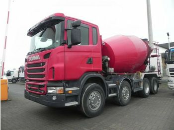 Concrete mixer truck Scania G 380 8x4 Betonmischer Liebherr 9 m³: picture 1