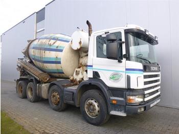 Concrete mixer truck Scania P124.360  8X4 MIXER MANUAL FULL STEEL: picture 1