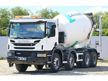 Concrete mixer truck Scania P360 Betonmischer * 8x4 * Top Zustand: picture 1