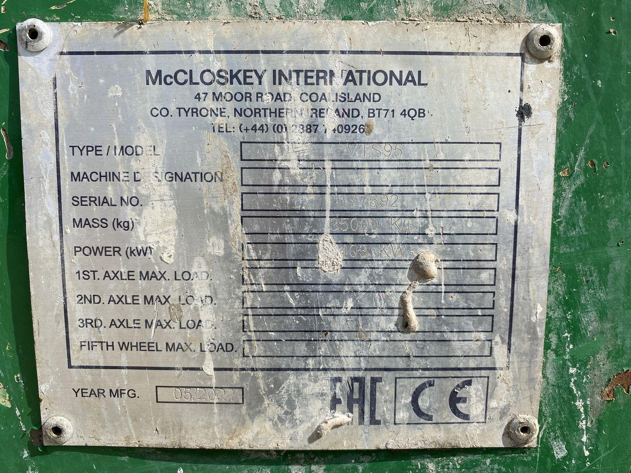 Screener McCloskey VTS95