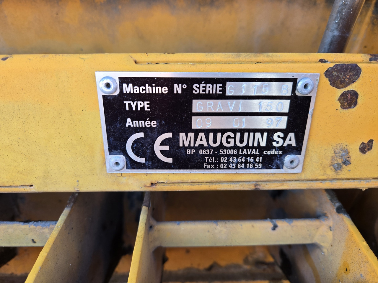 Construction machinery Secmair MAUGUIN MARREL