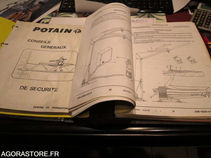 Self-erecting tower crane grue POTAIN HD 10 A