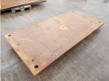 Construction equipment Steel Road Plates, 8' x 4' x 18mm (5 of): picture 1