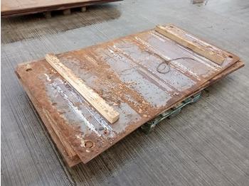Construction equipment Steel Road Plates, 8' x 4' x 18mm (5 of): picture 1