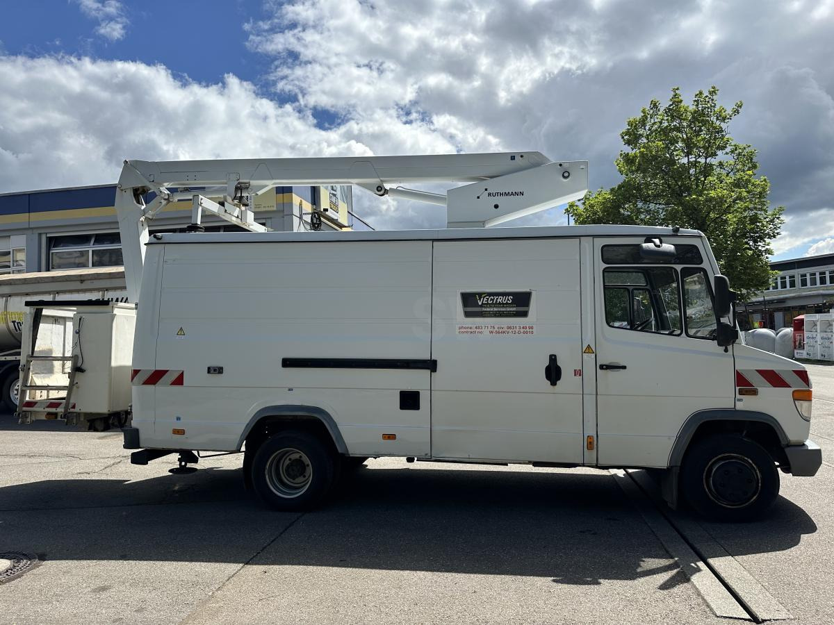 Truck mounted aerial platform Mercedes Vario 614 D-KA RUTHMANN K130 Hubsteiger 13 m TÜV neu