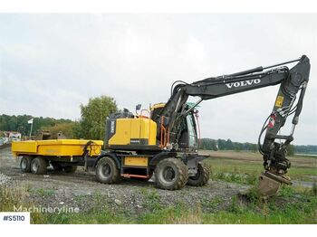 Wheel excavator VOLVO EWR 170E with trolley and LEICA machine control: picture 1
