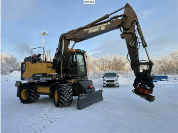 Volvo EW160 Rotor tilt R6 with grip, SEE VIDEO - Wheel excavator: picture 1