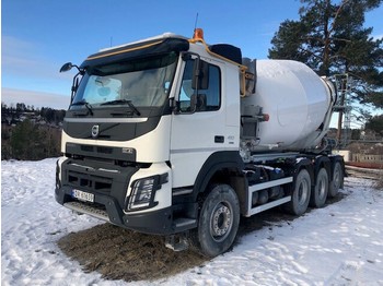 Concrete mixer truck Volvo FMX410: picture 1