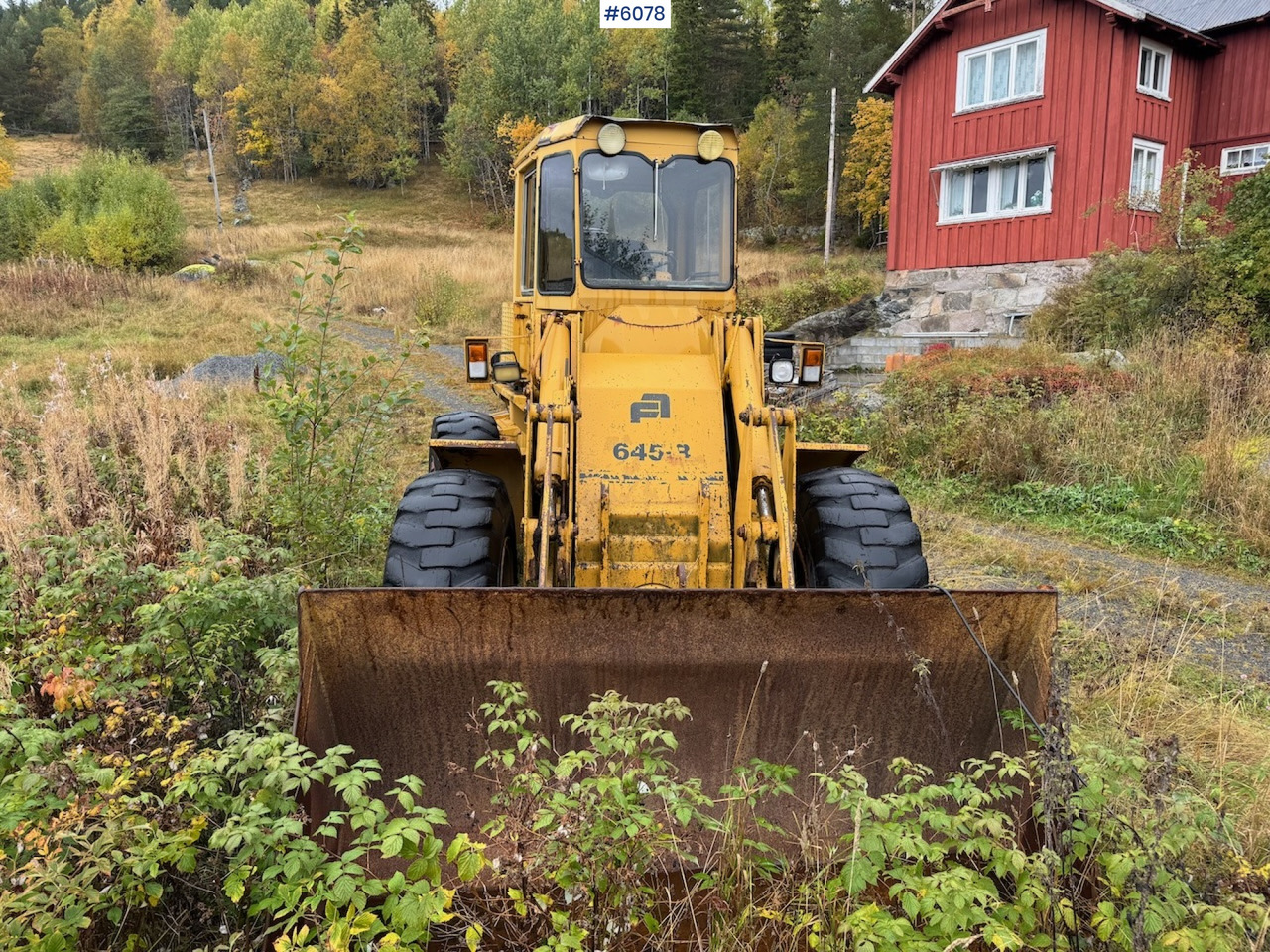 Wheel loader 1986 Fiat-Allis 645-B Wheel Loader.