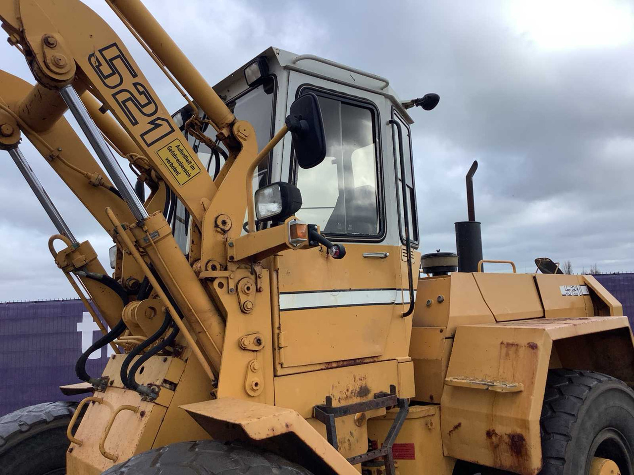 Wheel loader 1989 - LIEBHERR - L521 - SHOVEL