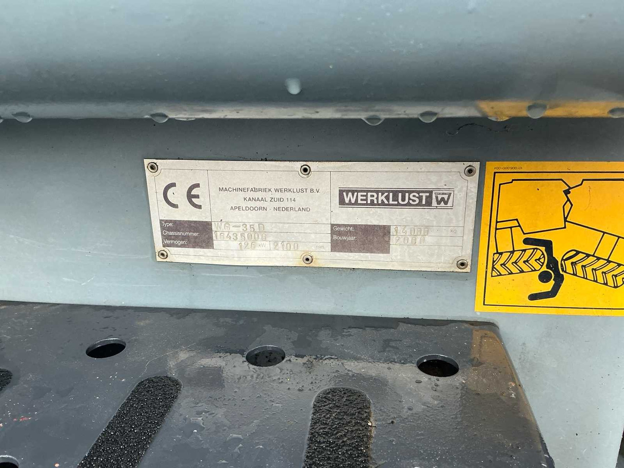 Wheel loader 2000 WORK ETHIC WG35D SHOVEL