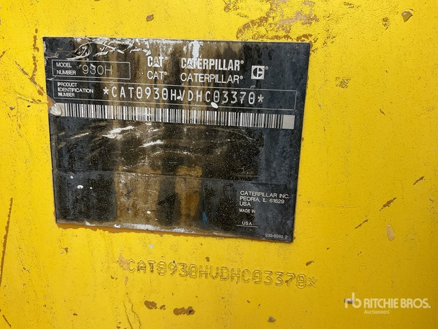 Wheel loader 2012 Cat 930H