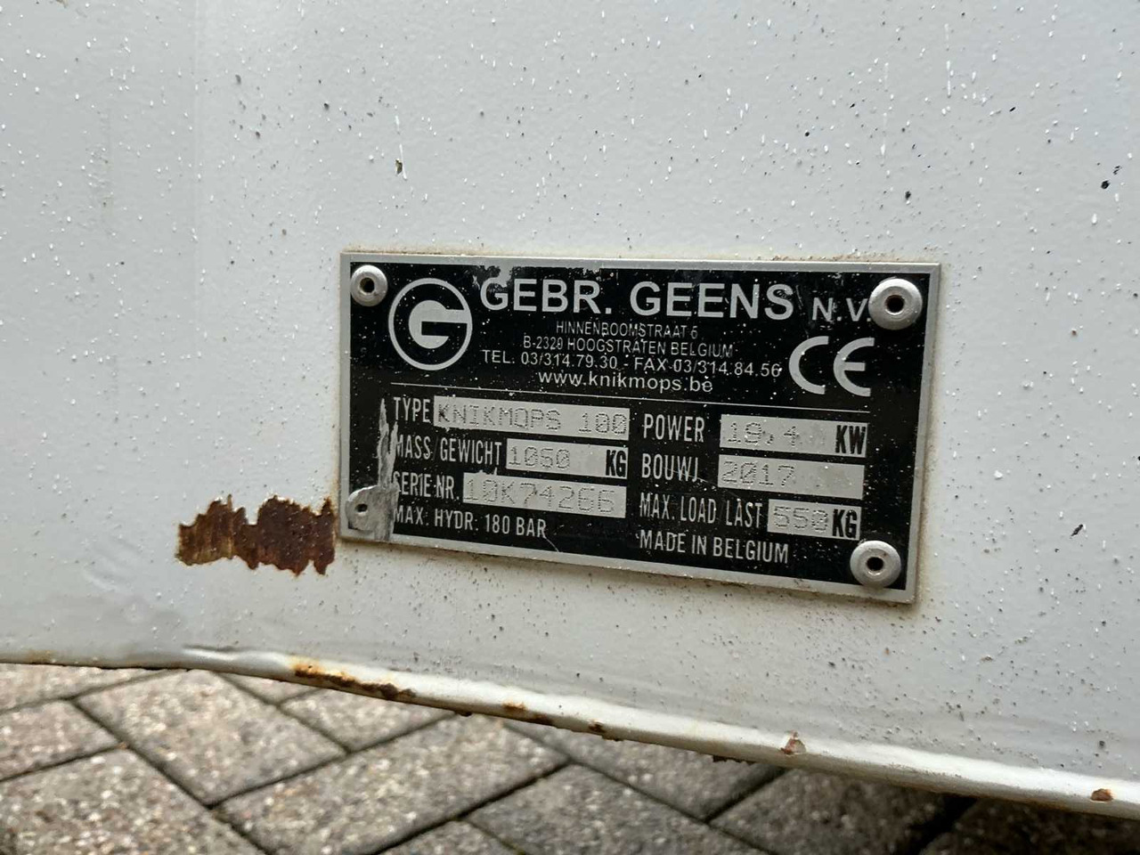 Wheel loader 2017 100 KNIKMOPS