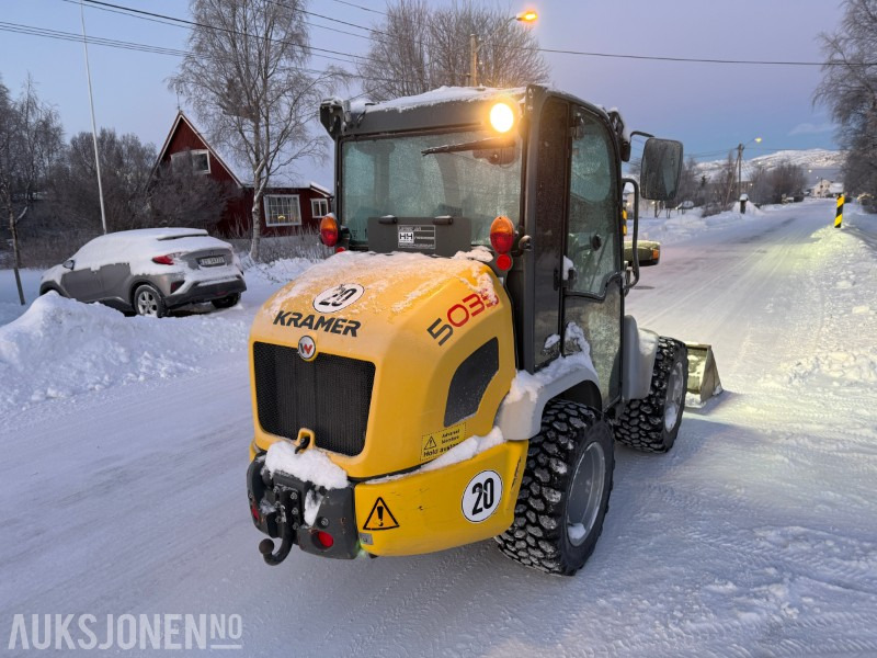Wheel loader 2017 KramerAllrad 5035 - Pallegaffler - Planeringsskuffe - 1543T