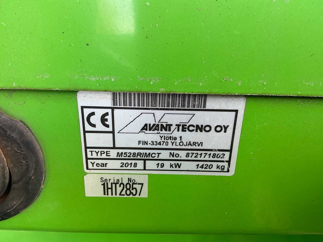 Wheel loader 2018 AVANT M528 SHOVEL